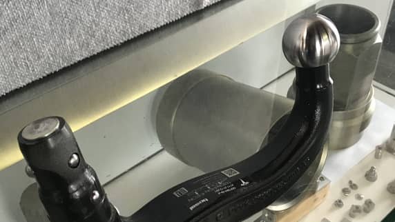 Re-machined tow-ball